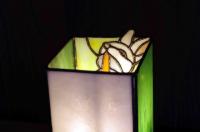 ステンドグラス・ピーターラビットのアロマテラピーランプ・にんじんおいし～い